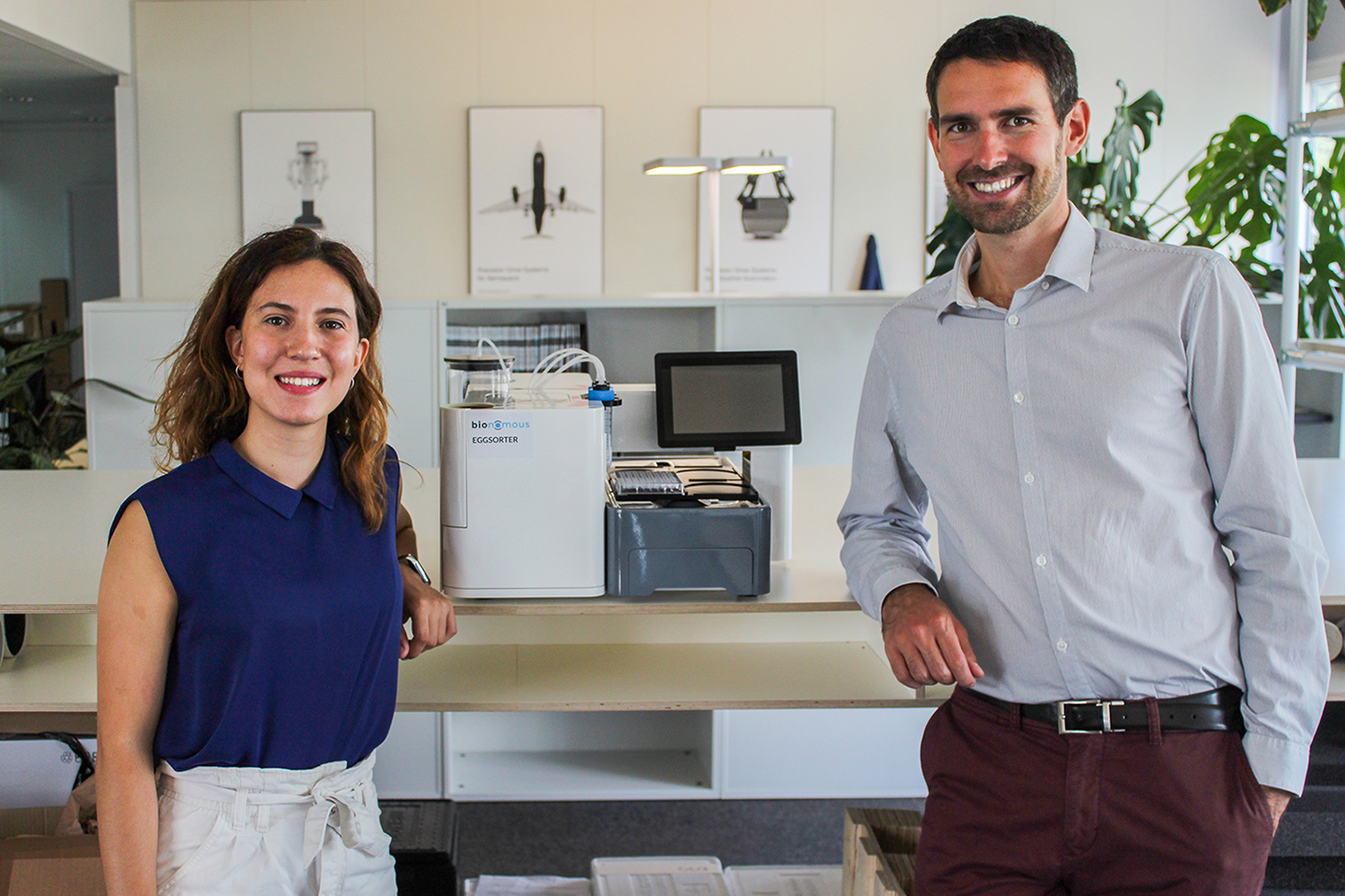 Bionomous co-founders Ana Hernando and Frank Bonnet